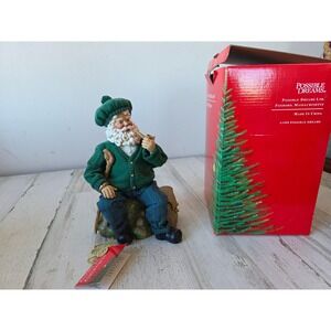 Clothtique Irish gentleman‎ musical 713185 St Patrick's Day Santa figurine